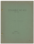 Moe Howard's 31pp. Script Dated May 1937 for The Three Stooges Film ''Playing the Ponies'' or ''Story of the Race Horse'' -- With Annotations in Moe's Hand Including Pencil Signatures -- Very Good